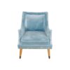 Blue velvet accent chair for Hire Devon, South West