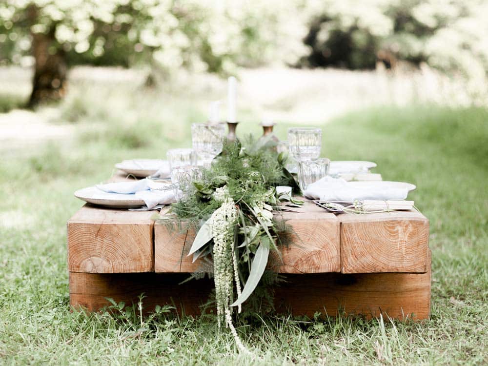 Rustic Wooden Coffee Table for Hire