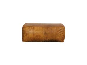 Vintage Leather Floor Poufs for Hire Scotland