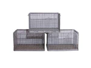 Vintage Metal Crates for Hire