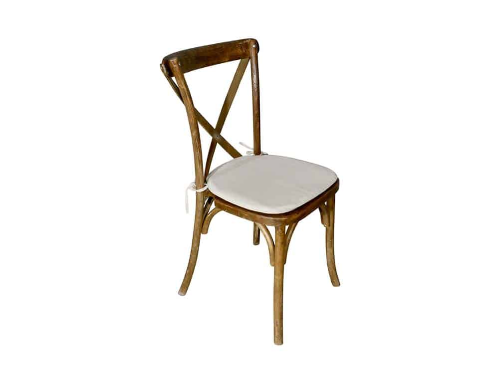 French Cross Back Chair for Hire