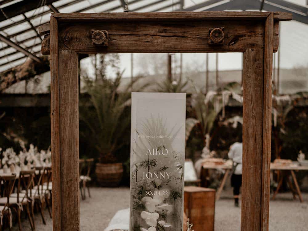 Rustic Wooden Door Frame for Hire