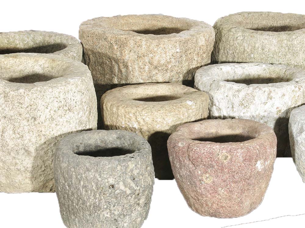 Antique Stone mortars for Hire