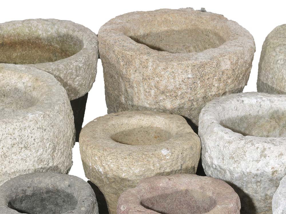 Antique Stone mortars for Hire