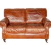 Vintage Brown Leather Sofa Hire London, South East