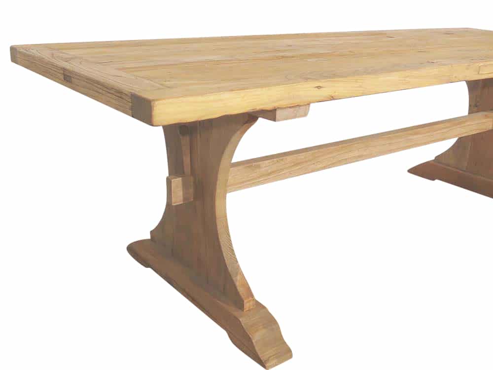 Timber Refectory Table for Hire Devon