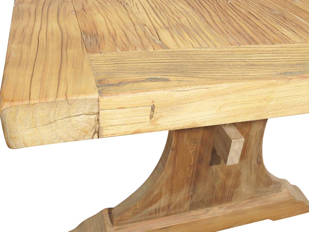 Timber Refectory Table for Hire Devon