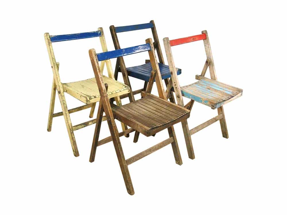 Vintage Distressed Chairs for Hire Devon. South West