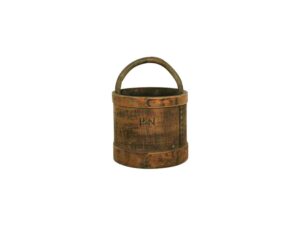 Vintage French Wooden Bucket for Hire