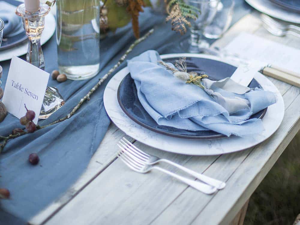 Whitewashed Trestle Tables for Hire Devon, South West