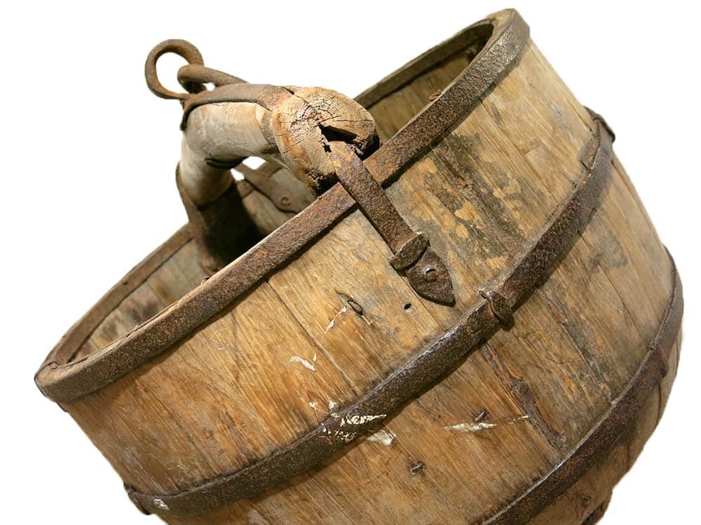 Vintage Wooden Buckets for Hire