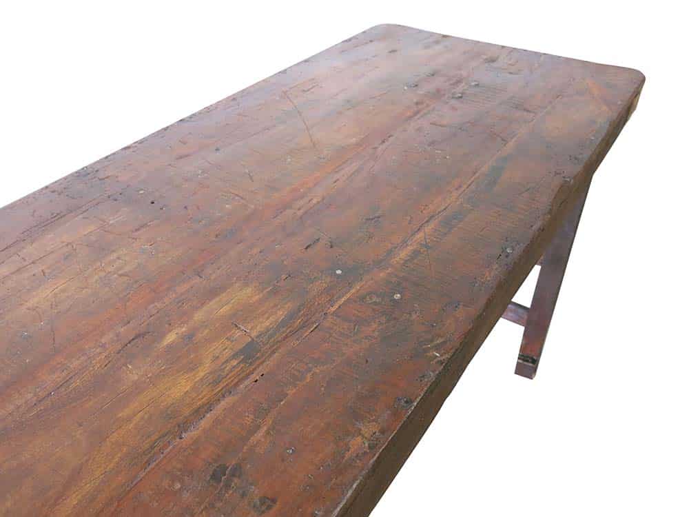 Wooden Trestle Table for Hire Edinburgh, Scotland