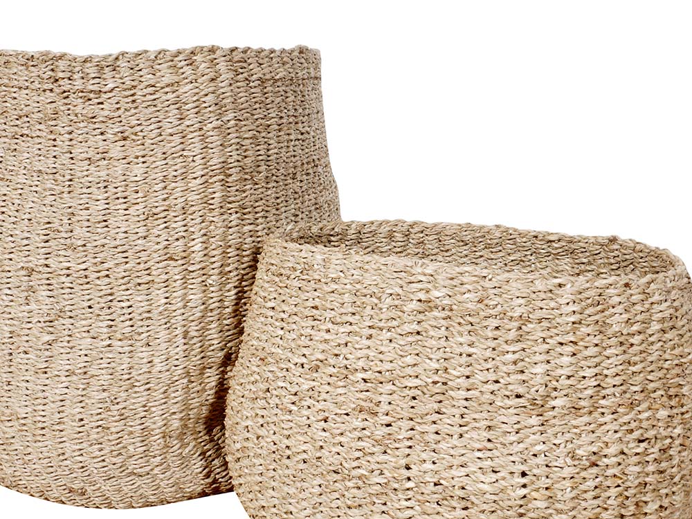 Closed Weave Seagrass Basket