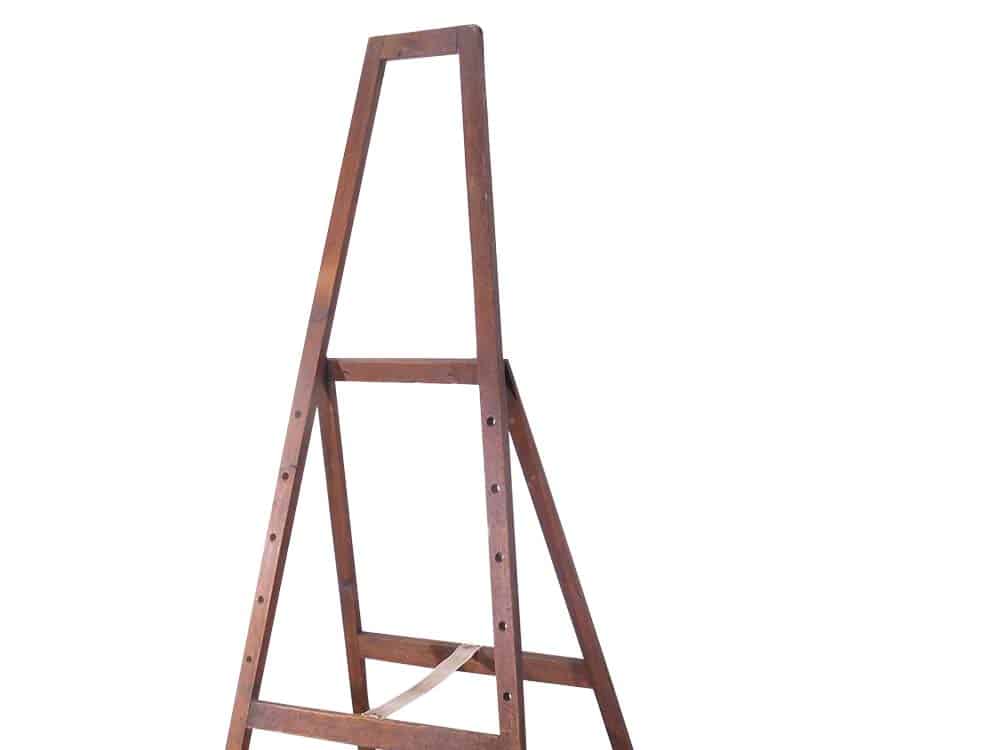 Large Wooden Vintage Easel for Hire