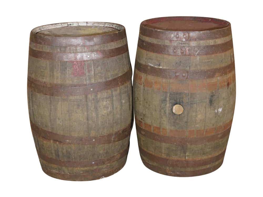 Vintage Oak Barrels for Hire
