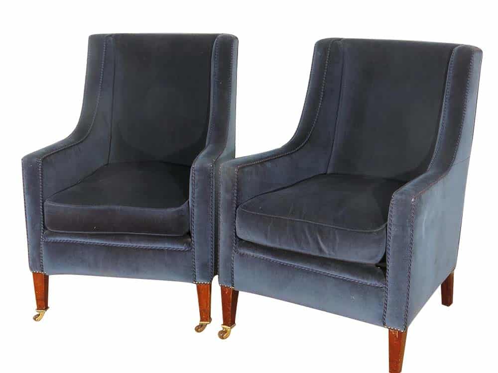 Blue Upholstered Chair for Hire Hampshire