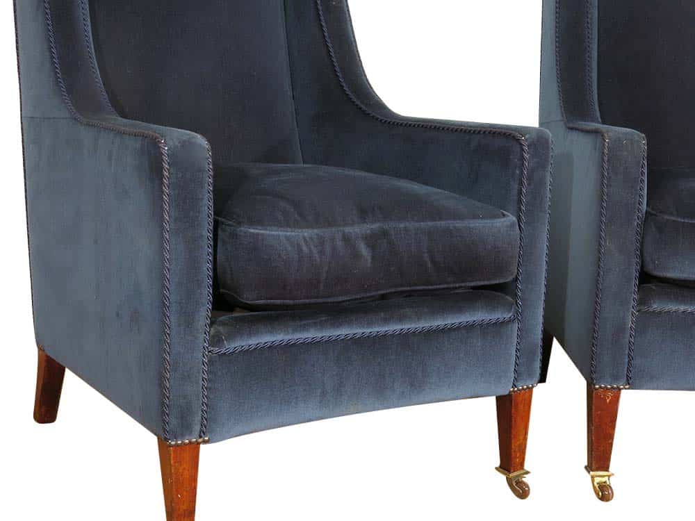 Blue Upholstered Chair for Hire Hampshire