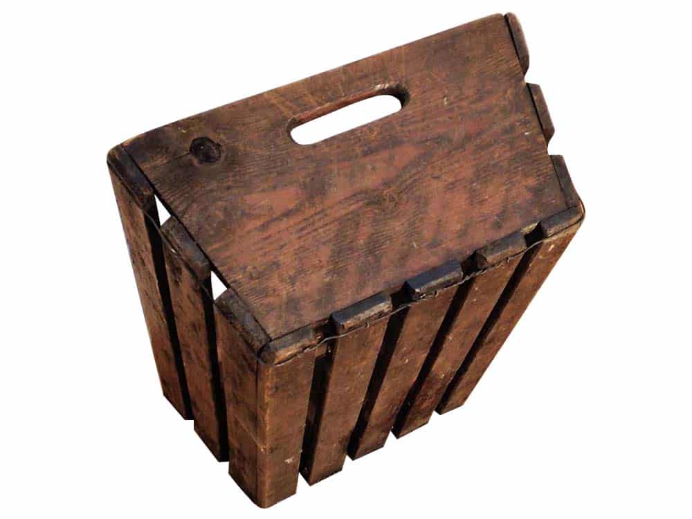 Rustic Wooden Basket for Hire Scotland