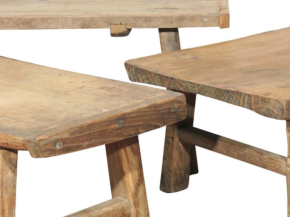 Antique Elm Coffee Table for Hire London