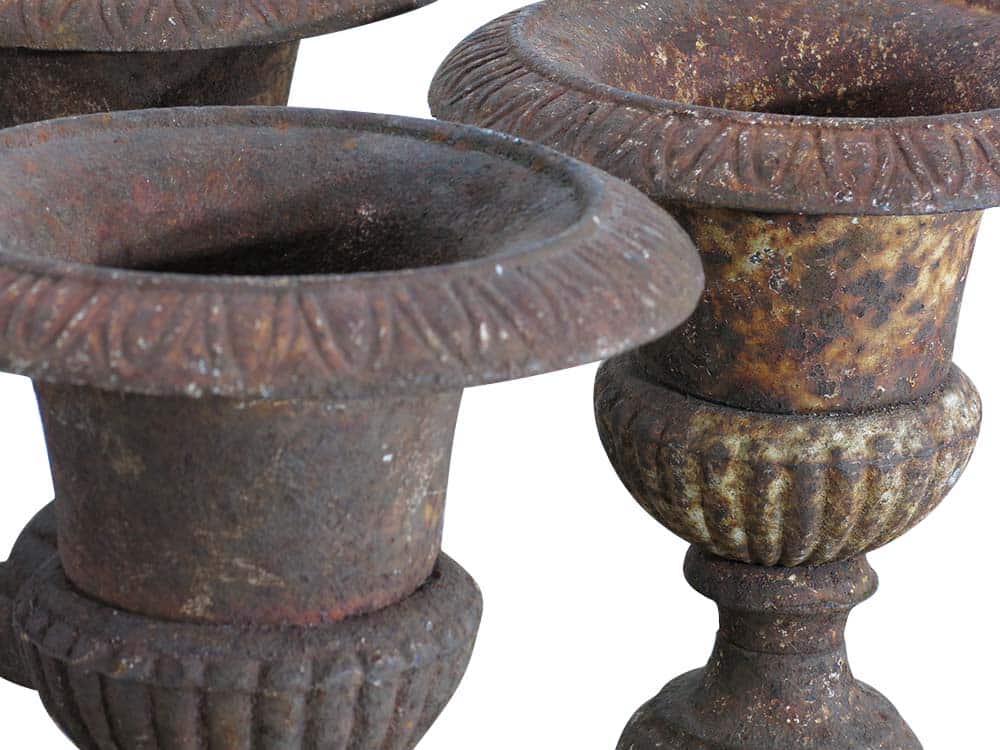Vintage Rusty Urns for Hire