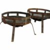 Rustic Metal Fire Pit for Hire Rustic Metal Fire Pit for Hire