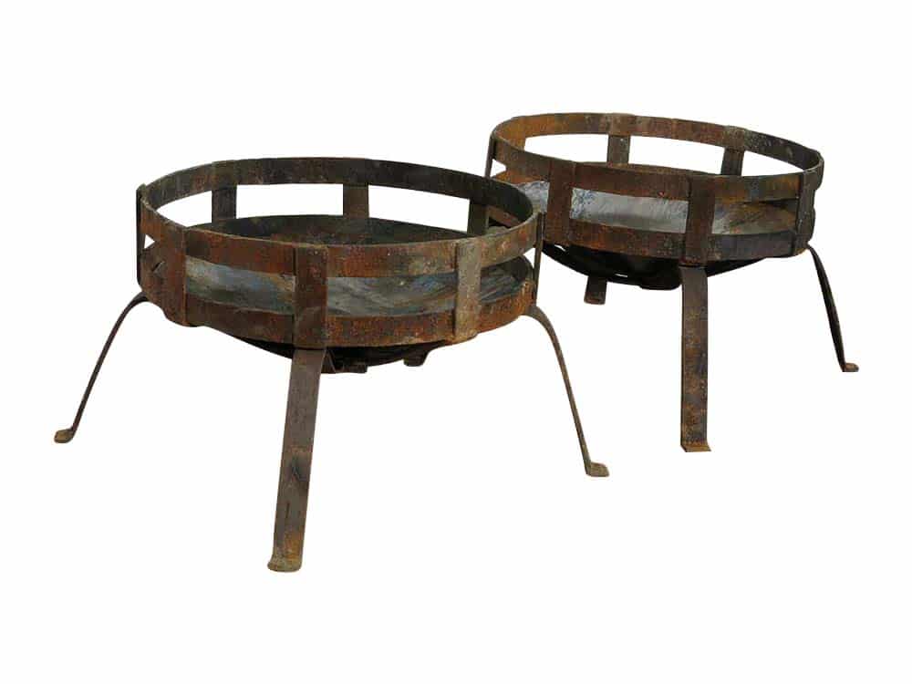 Rustic Metal Fire Pit for Hire