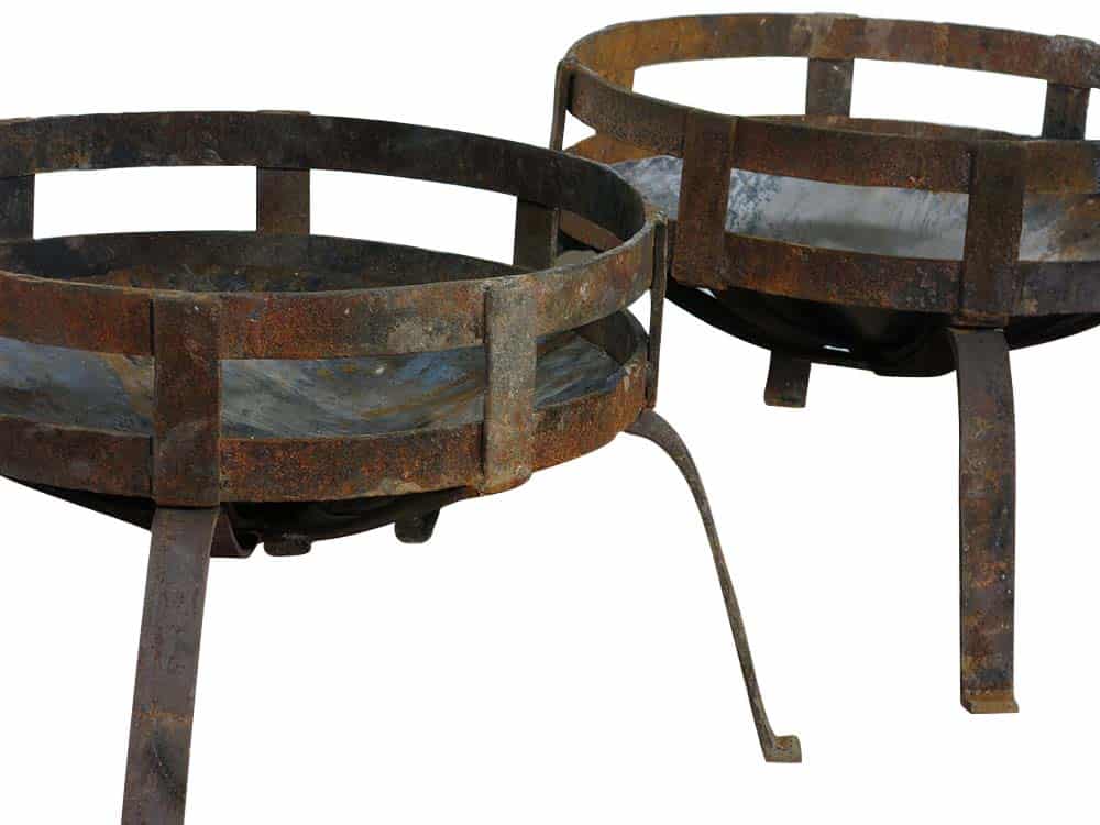 Rustic Metal Fire Pit for Hire