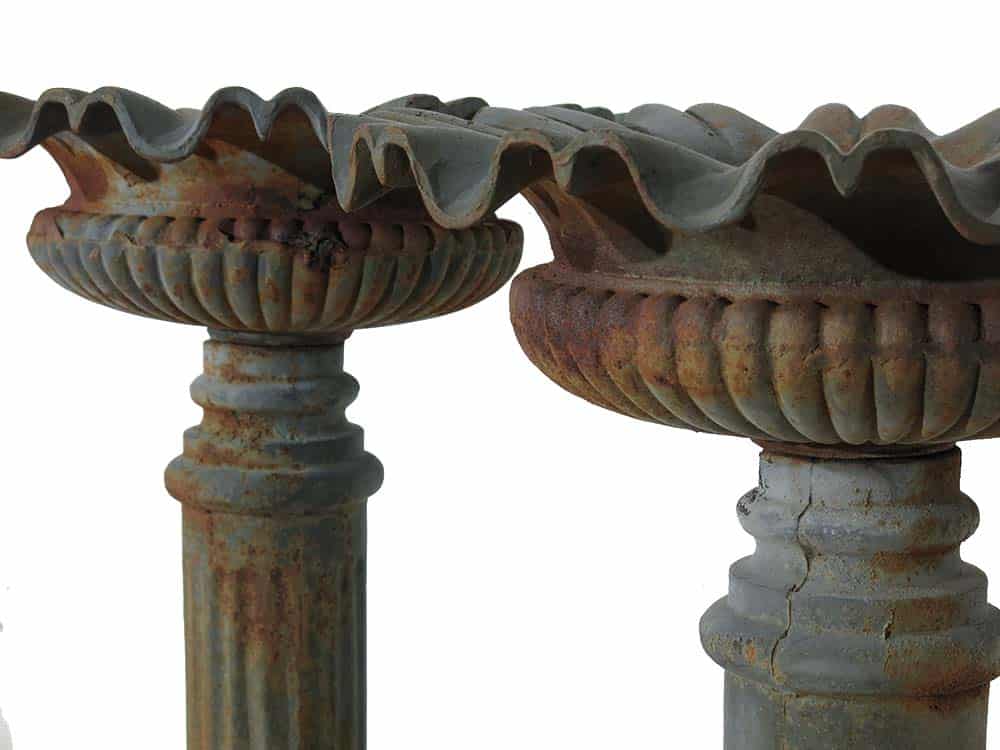 Rustic Cast Iron Urns for Hire