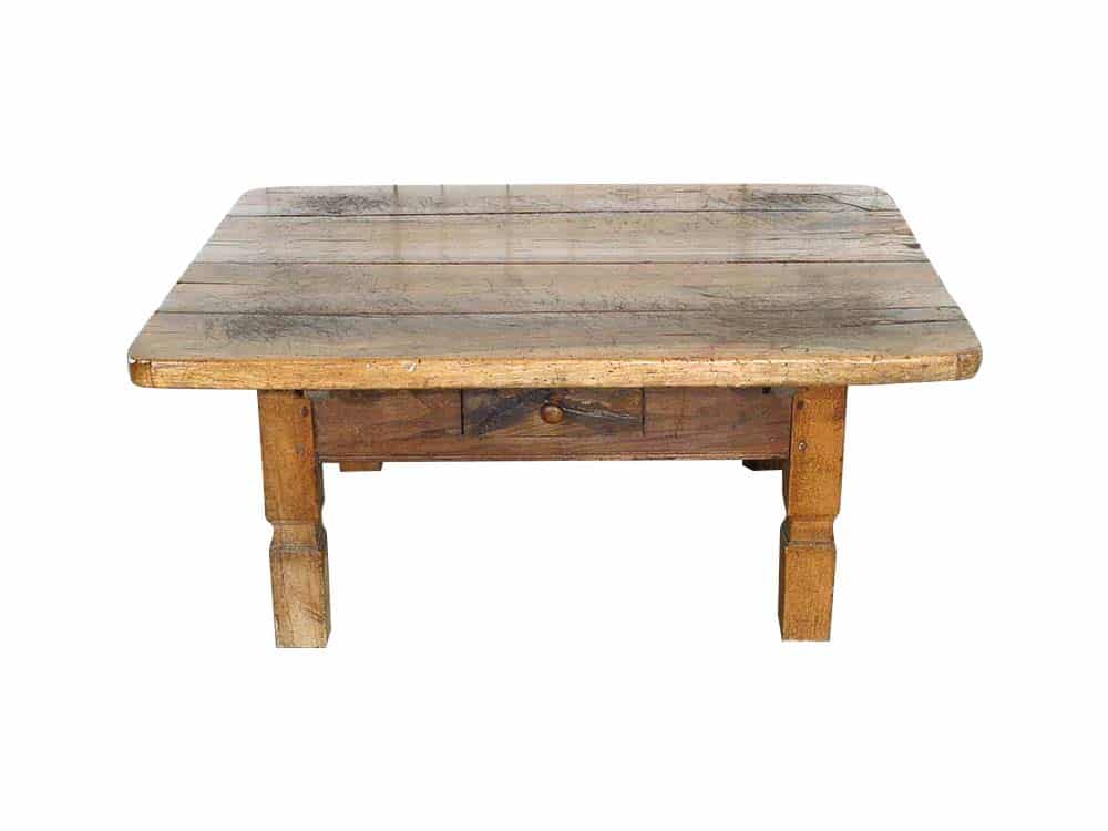 Distressed Wooden Coffee Table for Hire