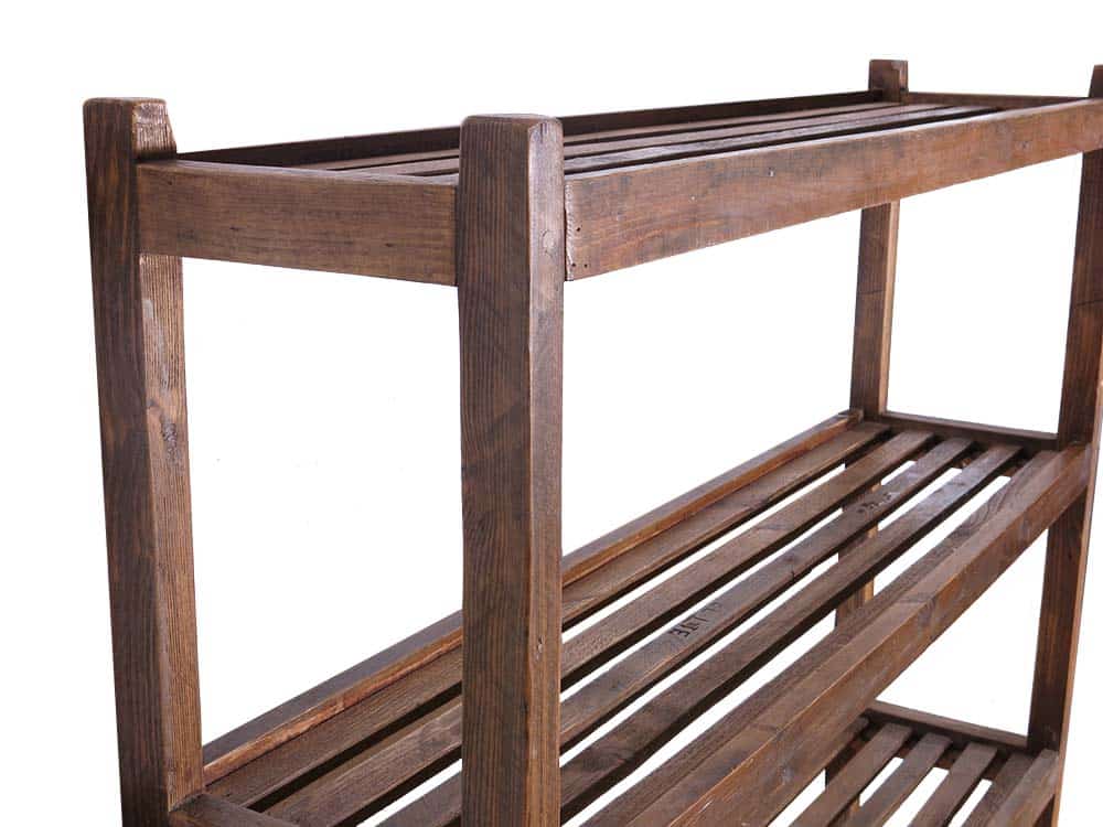 Wooden Slatted Shelf for Hire