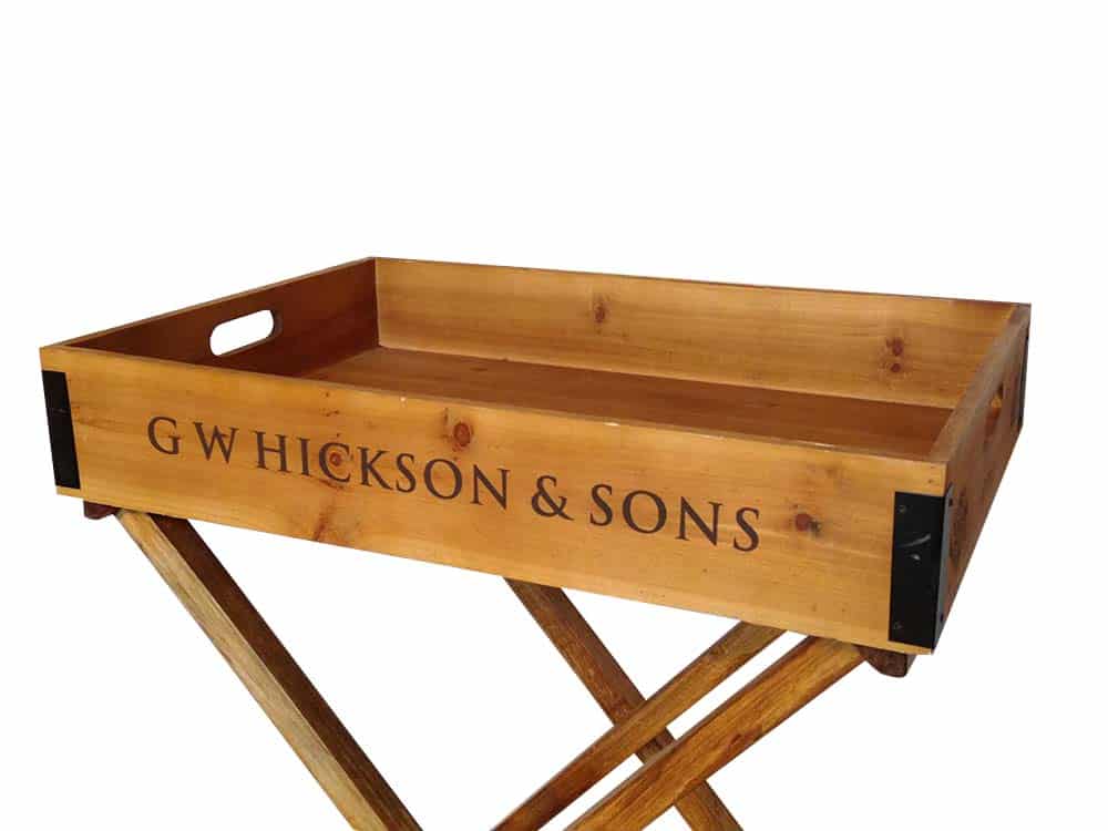 Large Wooden Display Tray for Hire Scotland