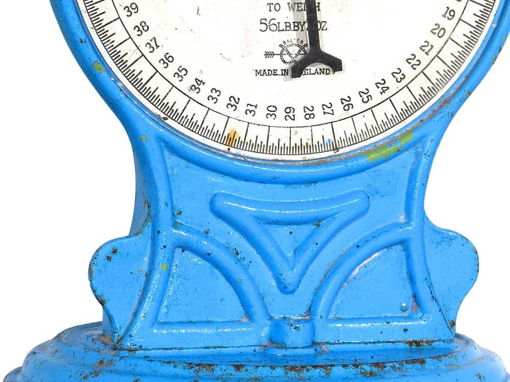 Blue Vintage Scales for Hire