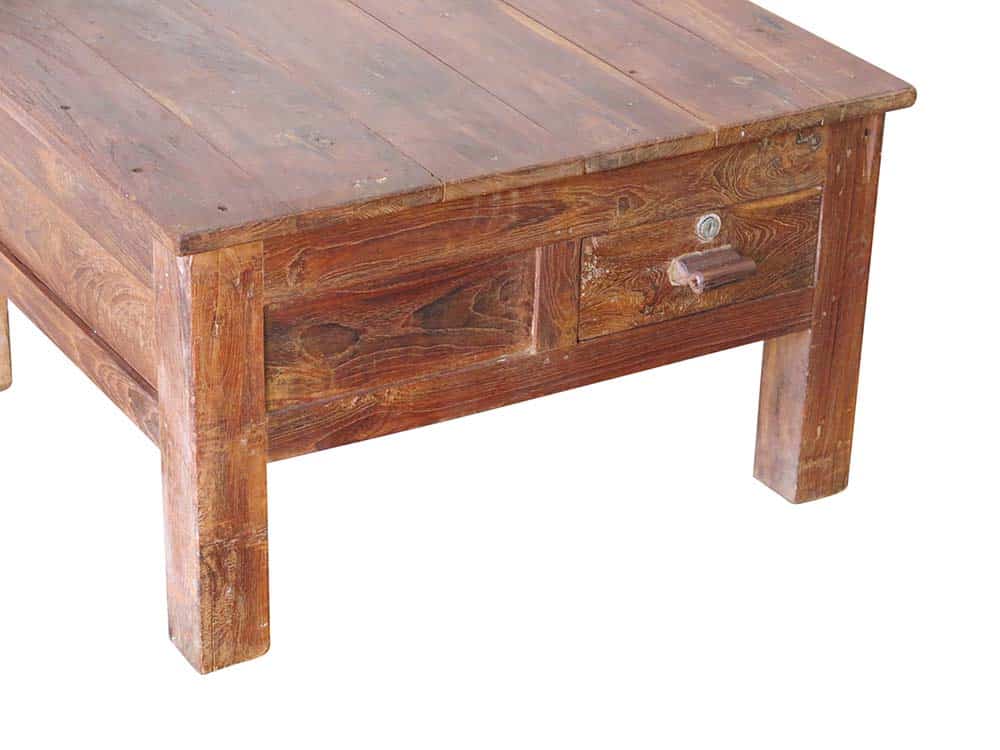 Restored Wooden Coffee Table for Hire Glasgow, Scotland