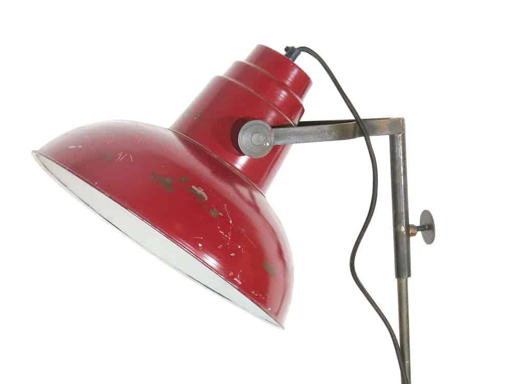 Distressed metal floor lamp for Hire