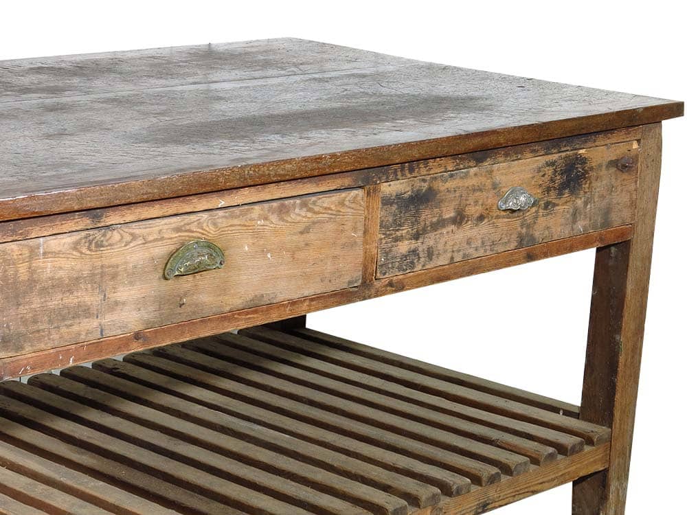 Distressed Solid Wood Table for Hire