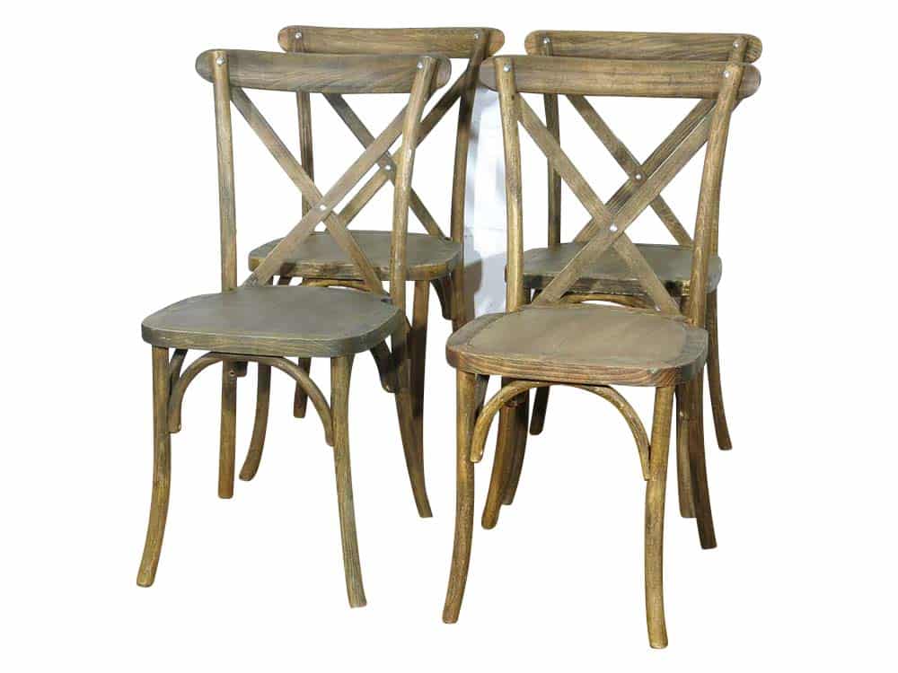 French Cross Back Chair for Hire