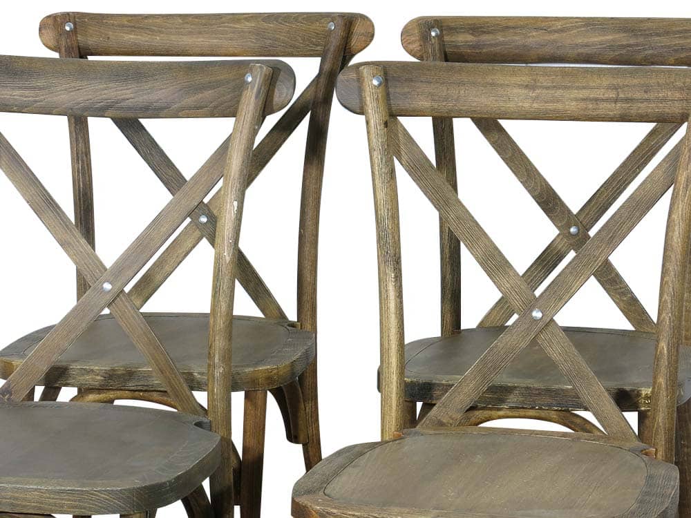 French Cross Back Chair for Hire