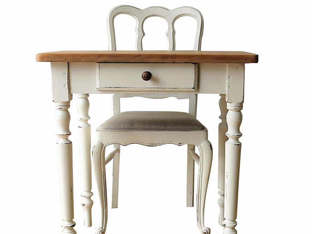 Distressed Painted Table for Hire