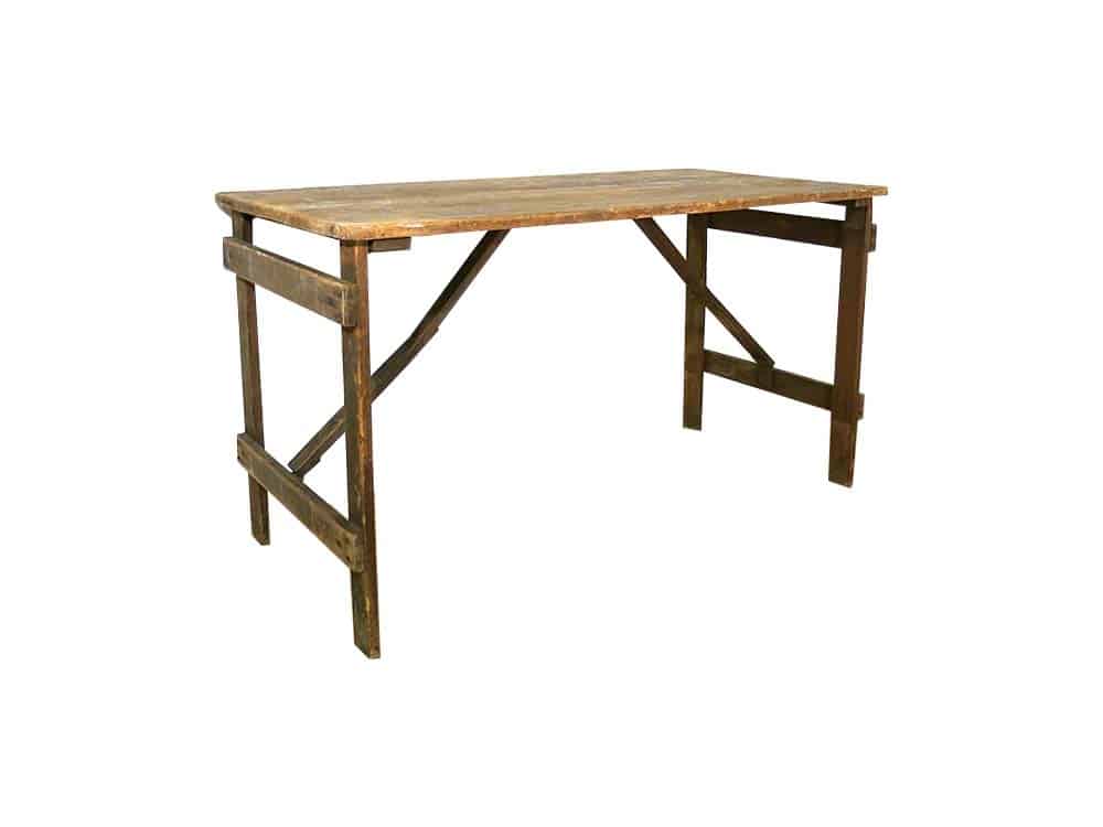 Vintage Wooden Table for Hire