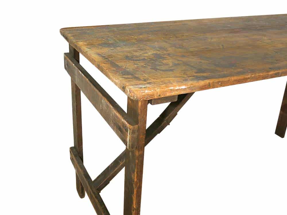 Vintage Wooden Table for Hire