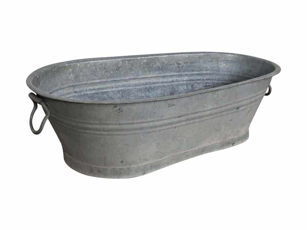 Vintage Zinc Bath for Hire Scotland