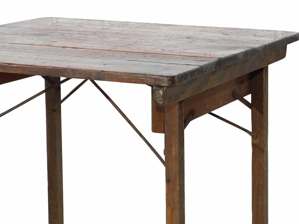 Wooden Fold Out Table for Hire