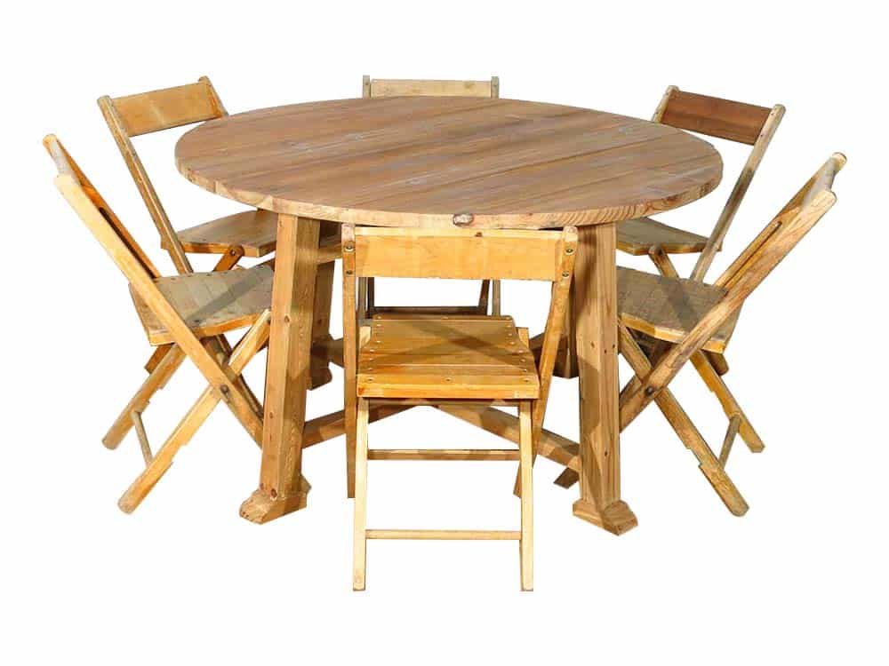 Vintage Round Table for Hire