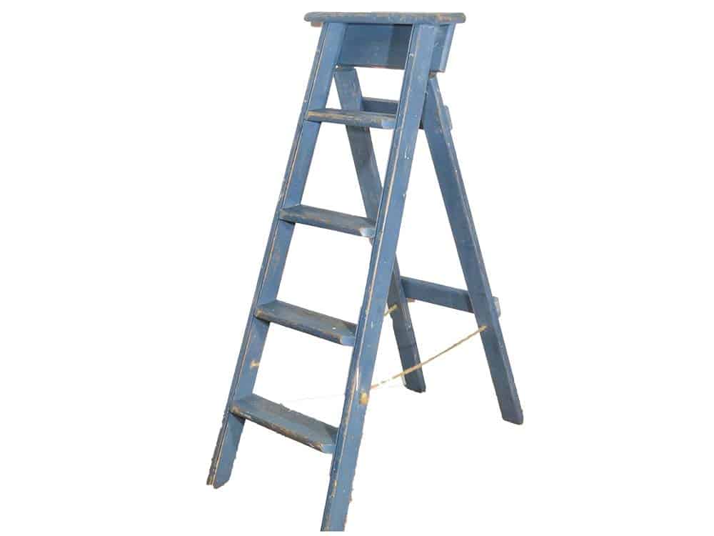 Vintage Blue Steps for Hire