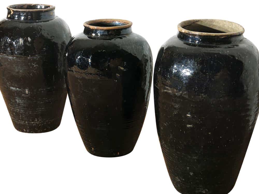 Antique Glazed Pots for Hire
