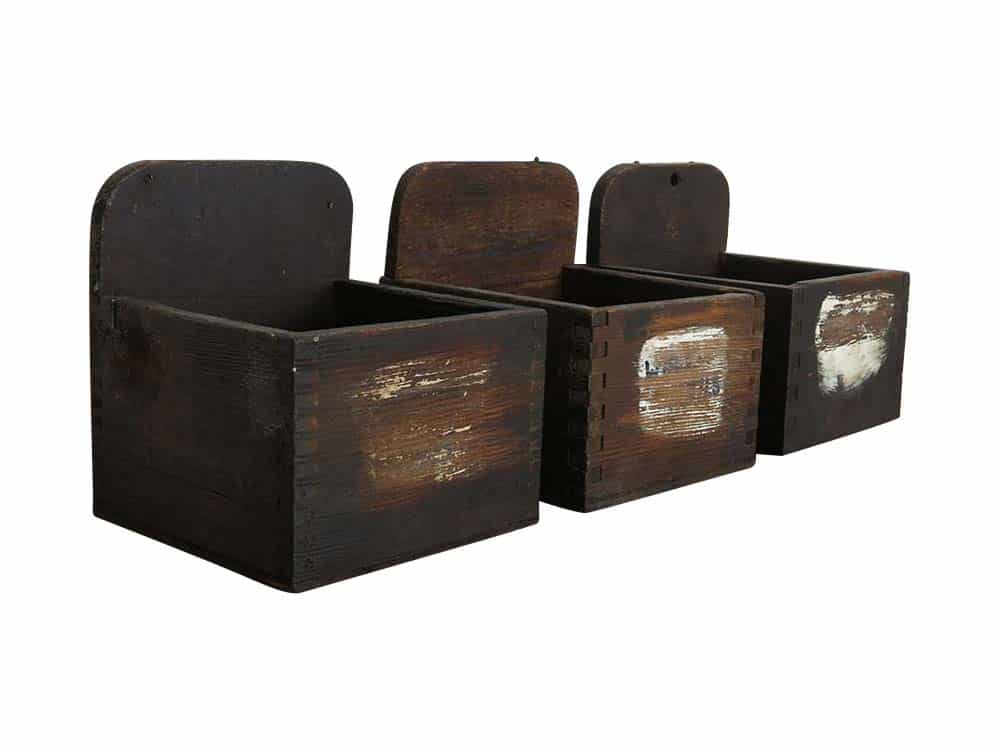 Small Vintage Wooden Boxes for Hire