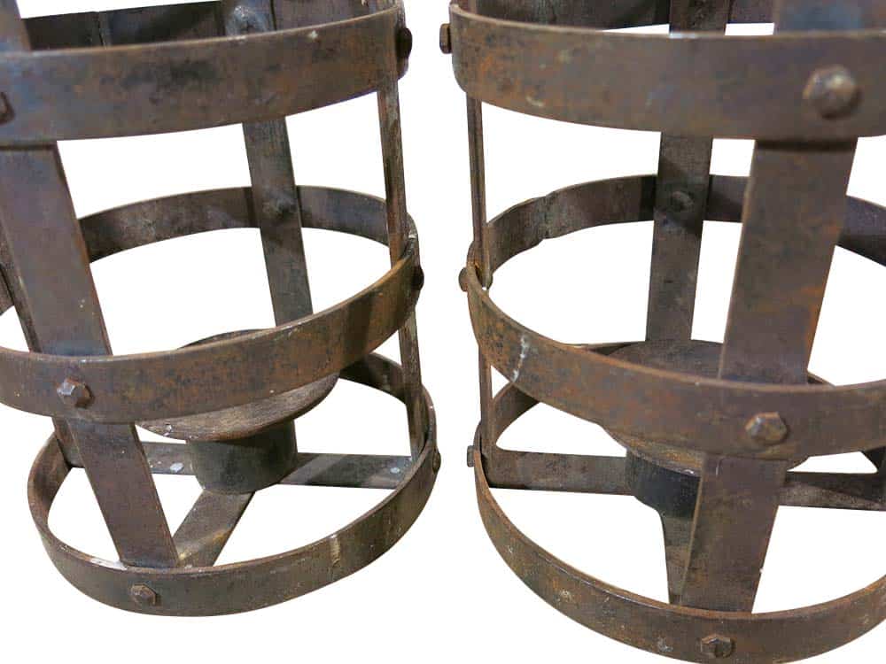 Rusty Metal Candle Holders for Hire