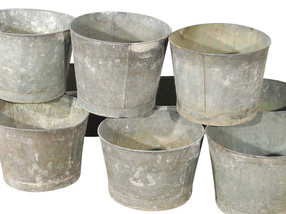 Galvanised Buckets for Hire