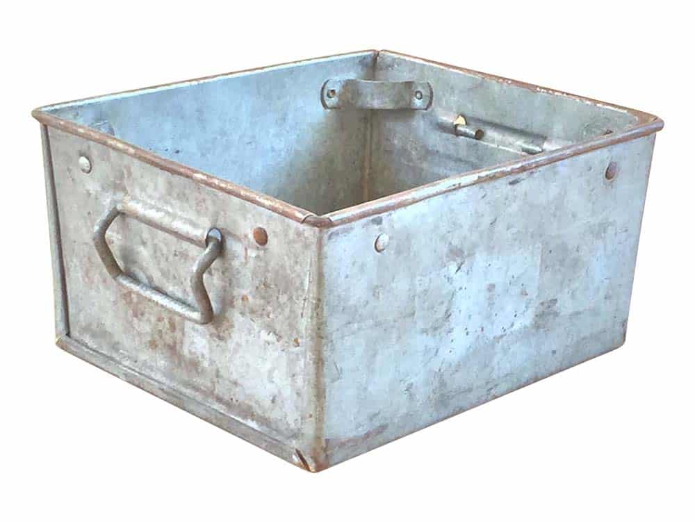 Large Vintage Metal Boxes for Hire