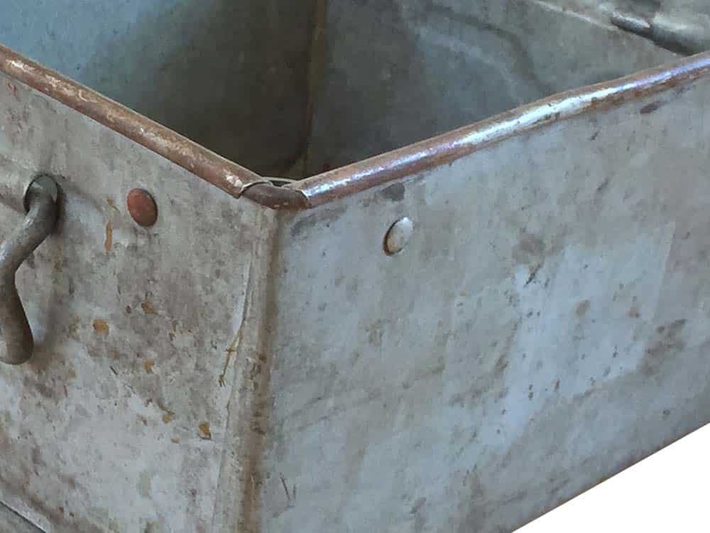 Large Vintage Metal Boxes for Hire